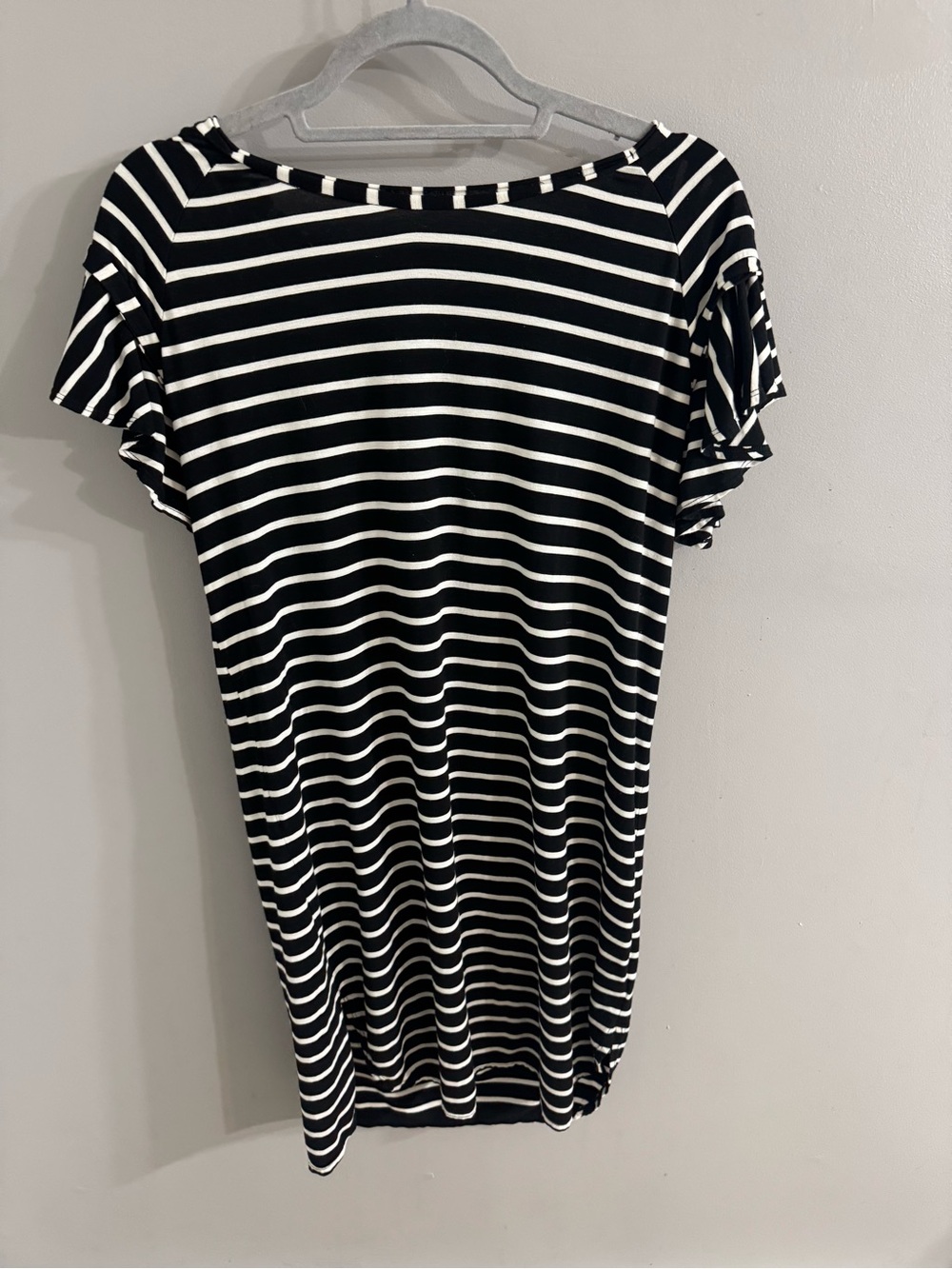 Black & White Striped Women’s Dress - Classic Casual Max St